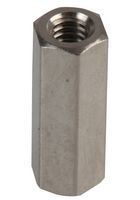 TR FASTENINGS TRFAHSBFFM2.5-10-4 Standoff, Brass, M2.5 x 0.45, Hex Female, 10 mm, 10 mm