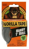 GORILLA 3044401 Gorilla Tape, Duct, Double Thick Adhesive, Black, 9m x 25.4mm