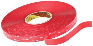 3M 4910F 6MM Foam Tape, Double Sided, Acrylic, Transparent, 6 mm x 33 m