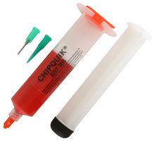 CHIP QUIK AD7-30S Adhesive, Epoxy, Red, Heat, Syringe, 30 cc