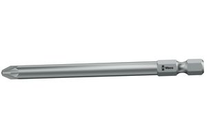 WERA 05060035001 Driver Bit, Pozidriv, 1/4 " Drive, PZ2, 89 mm Length