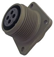 AMPHENOL INDUSTRIAL MS3102E14S-2S. CIRCULAR CONN, RCPT, SIZE 14S, 4POS, BOX