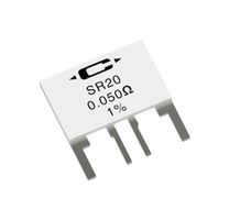 CADDOCK SR20-0.050-1% CURRENT SENSE RESISTOR, 0.05 OHM, 2W, 1%