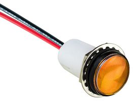 VCC / VISUAL COMMUNICATIONS COMPANY PML50YGFVW PANEL INDICATOR, YEL/GRN, 17.5MM