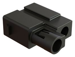 AMPHENOL SINE/TUCHEL PL000733 RCPT HOUSING, 2POS, THERMOPLASTIC, BLK