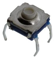 E-SWITCH GS4.70F130QP TACTILE SWITCH, 0.05A, 50VDC, TH