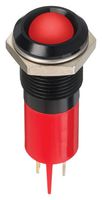 APEM Q14P1BXXR12E LED PANEL INDICATOR, 14MM, RED, 12VDC