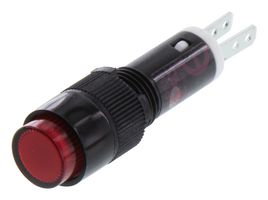 IDEC AP8M122R PANEL MOUNT INDICATOR, LED, 8MM, RED, 24