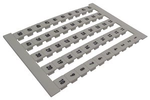 WEIDMULLER 0468760001.. TERMINAL BLOCK MARKER, 1-50, 6MM CARD-50