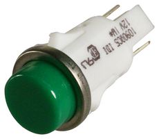 VCC / VISUAL COMMUNICATIONS COMPANY 1090QC5-12V LAMP, INDICATOR, INCANDESCENT, 16MM, GRE
