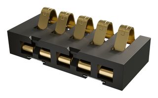 AMPHENOL COMMUNICATIONS SOLUTIONS 10120639-001LF BATTERY CONNECTOR, 4POS, 3.6MM, SMD