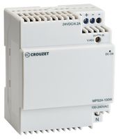 CROUZET 89451010 MODULAR POWER SUPPLY 100W, 100-240 VAC/24 VDC, 4.2 A