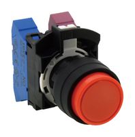 IDEC HW1B-M2P01R PB SWITCH, SPST-NC, 10A, 110VAC, PANEL