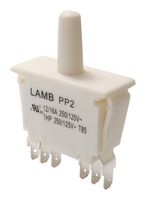 E-SWITCH PP2-7H1-2D2 DETECTOR SWITCH, DPDT, SHORT