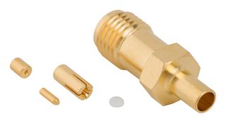 AMPHENOL RF 901-10761 RF CONN, SMA, JACK, 50 OHM, 0.81MM MICRO