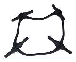 ESSENTRA COMPONENTS FGA-120 FAN GASKET, SILICONE RUBBER, BLACK