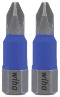 WIHA 70002 IMPACT BIT, PH2, 1/4" DR, 1" LG, 2PK