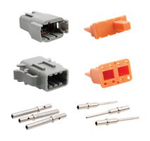 AMPHENOL SINE/TUCHEL ATM8PS-CKIT PLUG & RCPT CONNECTOR KIT, THERMOPLASTIC