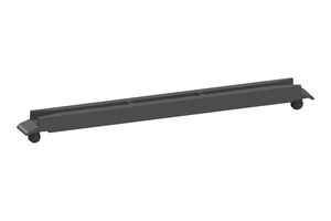 ESSENTRA COMPONENTS TCG1-3.925-23 TENSION CARD GUIDE, POLYCARBONATE, BLACK
