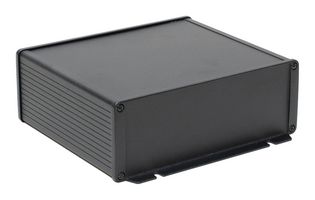 HAMMOND 1457U1602EBK. ENCLOSURE, EMI/RFI BOX, ALUMINIUM, BLACK