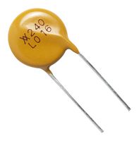 LITTELFUSE RF1251-000 PPTC RESETTABLE FUSE, ROUND, 1A, 240V