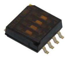 C&K COMPONENTS TDA04H0SB1R DIP SW, SPST, 4POS, 0.025A, 24VDC, SMD