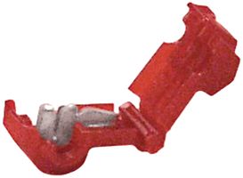 3M 951X-BOTTLE TERMINAL, TAP SPLICE, 0.25IN, QD, RED