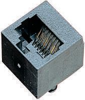 AMP - TE CONNECTIVITY 5555799-1 CAT3 RJ45 MODULAR JACK, 8 POSITION, 1 PORT