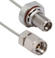 AMPHENOL SV MICROWAVE 7015-1077 COAX CABLE, 2.92MM RP PLUG-BLKHD JACK/6"