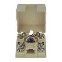 MCM 36-105 8 Pin Ivory RJ-45/31/38X Surface Mount T