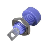 JOHNSON - CINCH CONNECTIVITY 108-0912-001 BANANA JACK, 15A, SOLDER, VIOLET