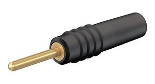 STAUBLI 22.2602-21 TEST CONNECTOR, PLUG, 1MM, 6A, BLACK