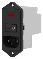 CORCOM - TE CONNECTIVITY PM0S0DH60. POWER ENTRY MODULE, MEDICAL, 6A, 250VAC