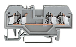WAGO 0285-0635 TERMINAL BLOCK, DIN RAIL, 2 POSITION, 8-