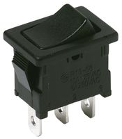 C&K COMPONENTS DA102J12S215PQF ROCKER SWITCH, SPST, 16A, 125VAC, BLACK