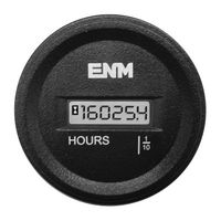 ENM T44A69A LCD HOUR METER, 6 DIGIT, 115-275VAC/DC