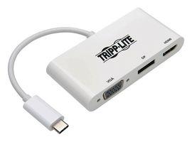 EATON TRIPP LITE U444-06N-HVDPW USB-C TRIPLE ADAPTER, HDMI, DP&VGA W/MST