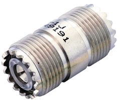 AMPHENOL RF 083-1J RF/COAXIAL ADAPTER, UHF JACK-UHF JACK