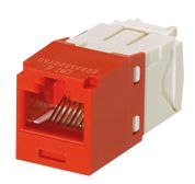 PANDUIT CJ688TGRD CAT6 RJ45 MODULAR JACK, 8 POSITION, 1 PO