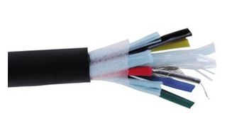 BELDEN 6504FE 877U500 SHIELDED MULTICONDUCTOR CABLE, 6 CONDUCTOR, 22AWG, 500FT, 300V