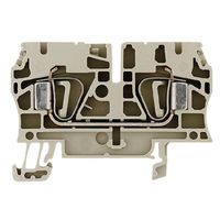 WEIDMULLER 1632050000 TERMINAL BLOCK, DIN RAIL, 2 POSITION, 26