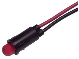 VCC / VISUAL COMMUNICATIONS COMPANY 5110F5-12V PANEL MOUNT INDICATOR, LED, 4.01MM, GREE
