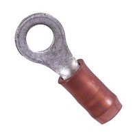 TE CONNECTIVITY - AMP 2-36153-3 TERMINAL, RING TONGUE, #10, CRIMP, RED