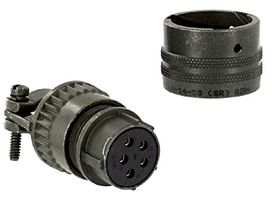 AMPHENOL INDUSTRIAL PT06A8-2S(SR) CIRCULAR CONNECTOR, PLUG, SIZE 8, 2 POSI