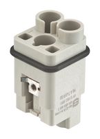 HARTING 09120023051 HEAVY DUTY INSERT, PLUG, 2+PE, 10MM2