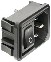 CORCOM - TE CONNECTIVITY 1-1609112-3 POWER ENTRY MODULE, RECEPTACLE, 15A