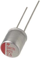 NICHICON RL80E821MDNASQKX ALUMINUM ELECTROLYTIC CAPACITOR, 820UF,
