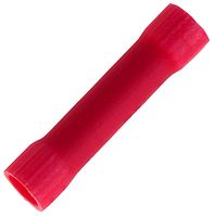 PANDUIT BSV18X-LY TERMINAL, BUTT SPLICE, 22-18AWG, RED