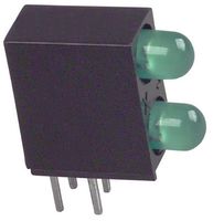 LUMEX SSF-LXH240GGD. INDICATOR, LED PCB, 2LED GRN 40MCD 105mW