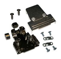 NORCOMP 975T015-020R121 D SUB BACKSHELL, 90DEG/180DEG, SIZE DA